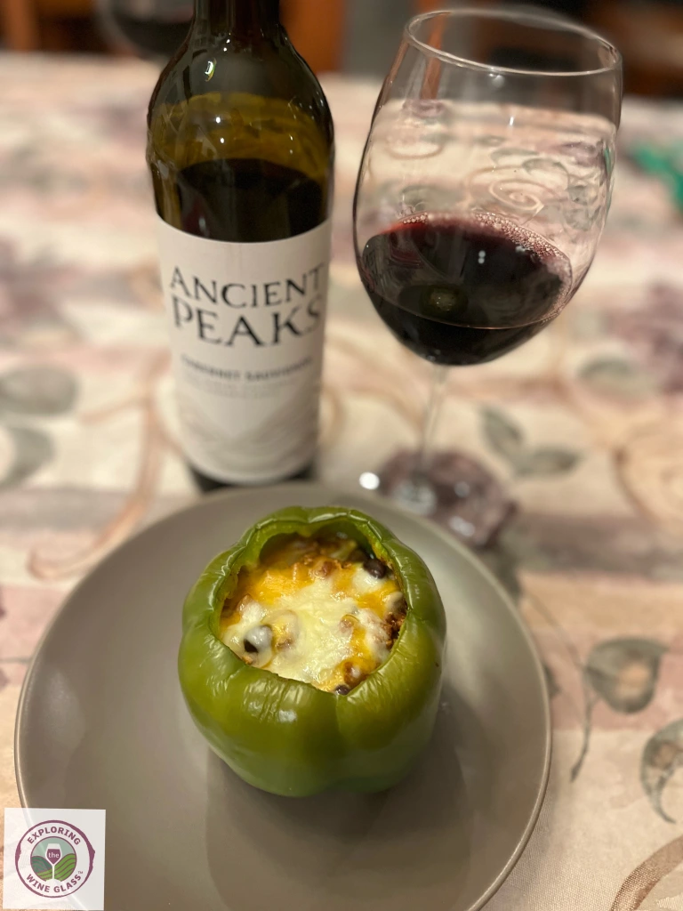 cabernet sauvignon and stuffed peppers