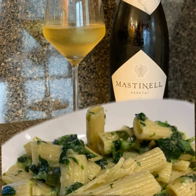 cava and pasta florentine