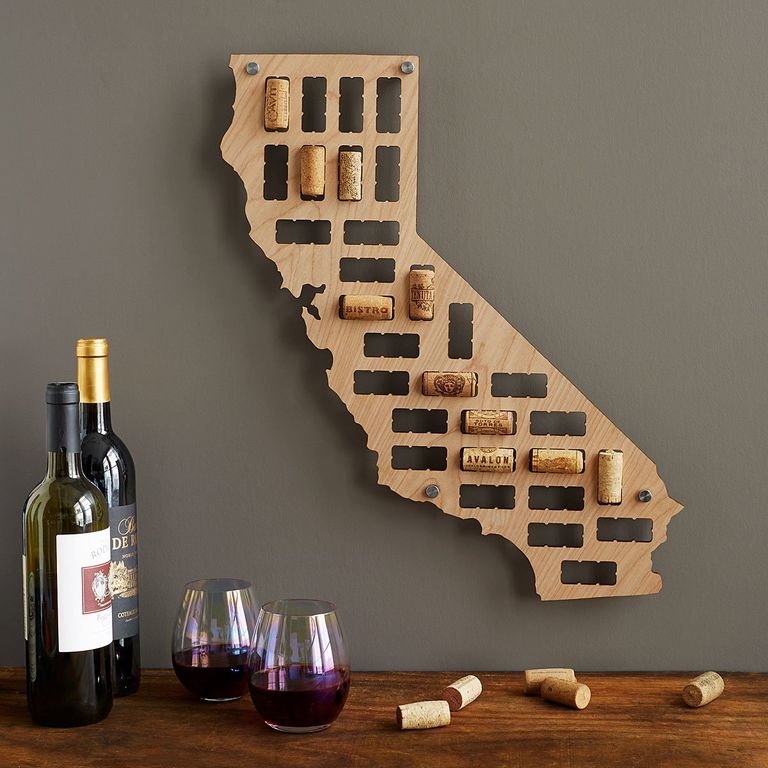 state of CA map that you can put corks in