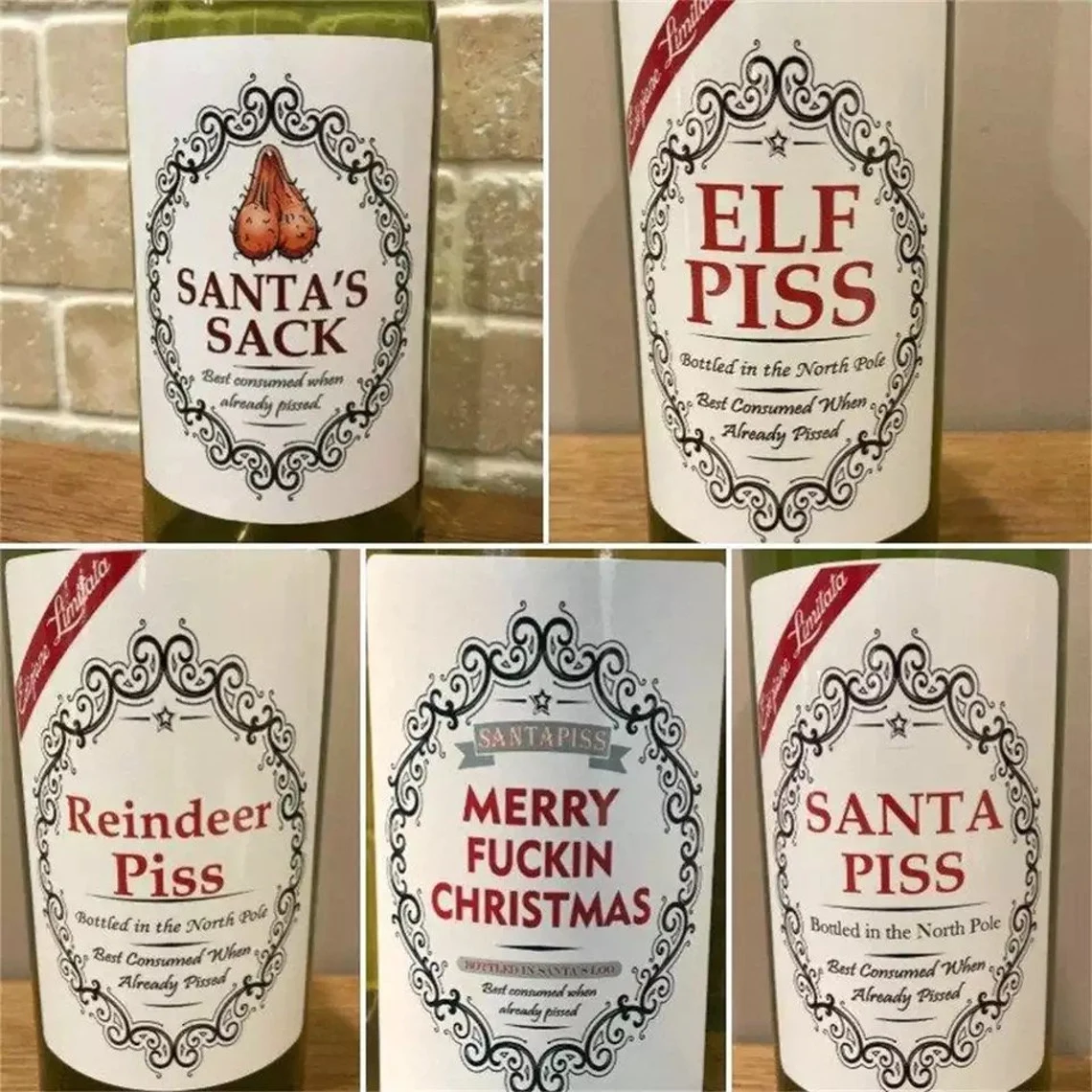 humorous labels to put on wine bottles