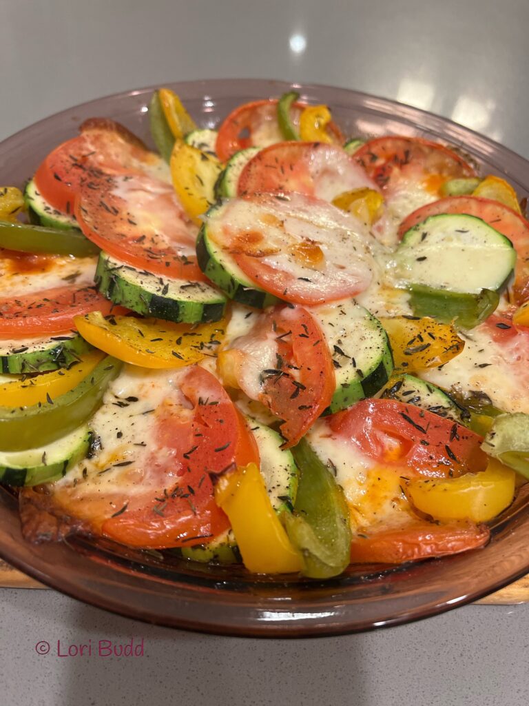 ratatouille out of oven