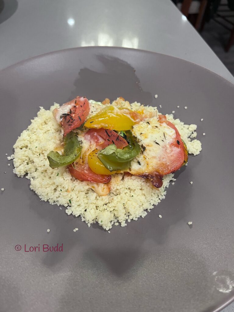 ratatouille over couscous