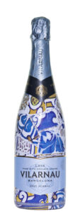 a bottle of Vilarnau Brut Cava