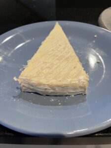wedge of brie without rind