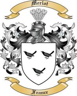 coat of arms for Merlot family