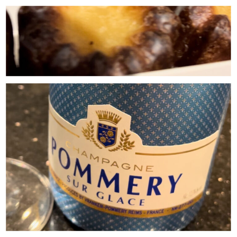 Savoring the Perfect Pairing: Champagne (on ice) and Canelé Delights