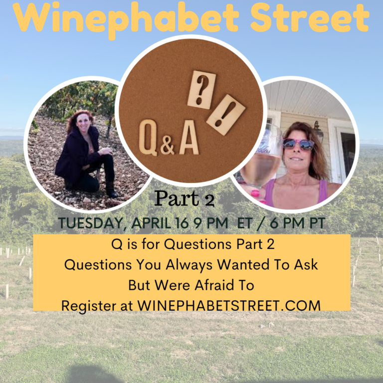 winephabet street image with questions