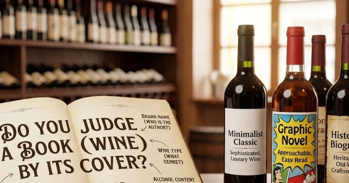 book with judge and wine